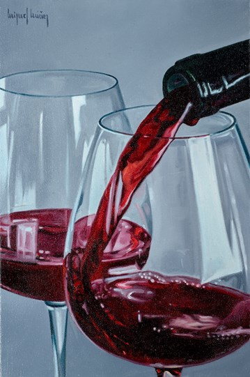 Well Deserved by Miguel Nunez - Original Painting on Stretched Canvas